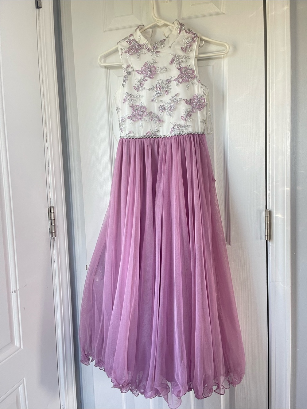 Speechless Floral Maxi Dress Pink & White Size 10